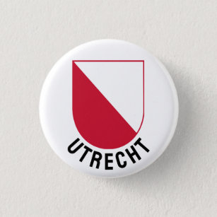 Wappen von Utrecht - Niederlande Button