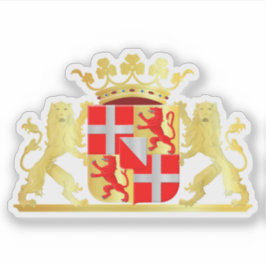 Wappen von Utrecht (Provinz Utrecht, Niederlande) Aufkleber