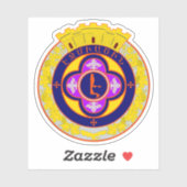 Wappen von VagharShapat, Republik Armenien Aufkleber (Blatt)