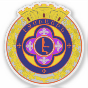 Wappen von VagharShapat, Republik Armenien Aufkleber
