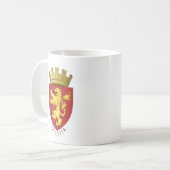 Wappen von Valletta, MALTA Kaffeetasse (Vorderseite Links)