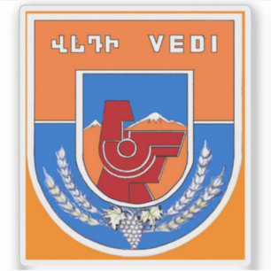 Wappen von Vedi, Republik Armenien Aufkleber