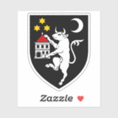 Wappen von Velika Gorica, Kroatien Aufkleber (Blatt)