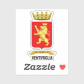 Wappen von Ventimiglia Aufkleber (Blatt)