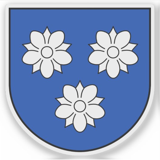 Wappen von Viersen, Deutschland Aufkleber (Vorderseite)
