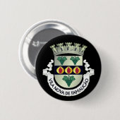 Wappen von Vila Nova de Famalicão, Portugal Button (Vorne & Hinten)