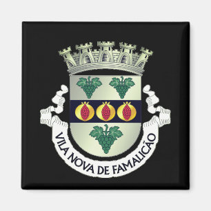 Wappen von Vila Nova de Famalicão, Portugal Magnet