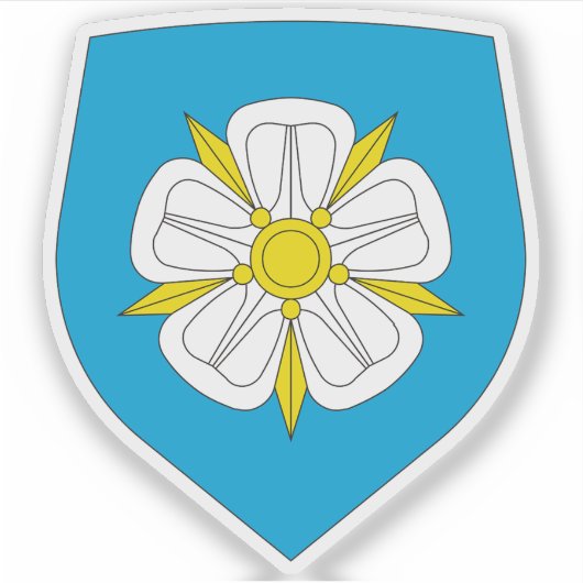 Wappen von Viljandi, Estland Aufkleber (Vorderseite)