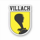 Wappen von Villach - ÖSTERREICH Aufkleber (Vorderseite)