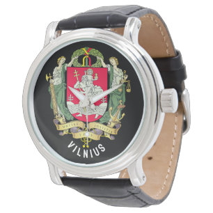 Wappen von Vilnius - LITAUEN Armbanduhr