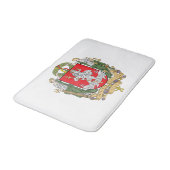 Wappen von Vilnius, Litauen Badematte (Schrägansicht)