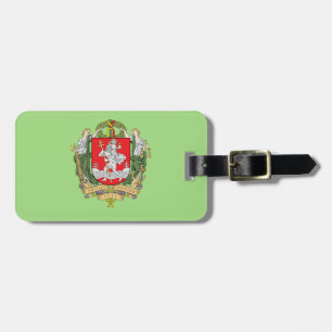 Wappen von Vilnius, Litauen Gepäckmarke Gepäckanhänger