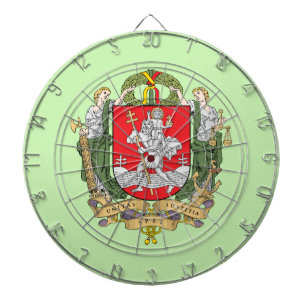 Wappen von Vilnius, Litauen-Hauptversammlung Dartscheibe