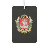 Wappen von Vilnius, Litauen, Mauspad Autolufterfrischer (Rückseite)
