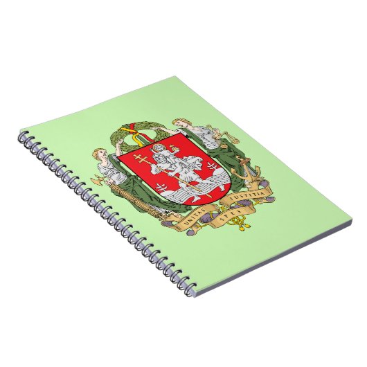 Wappen von Vilnius, Litauen Notizblock (Rechte Seite)