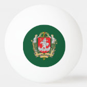 Wappen von Vilnius, Litauen Ping Pong Ball Tischtennisball (Vorderseite)