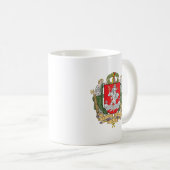 Wappen von Vilnius, Litauen Tasse des Kaffees (VorderseiteRechts)