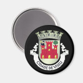 Wappen von Viseu, PORTUGAL Magnet (Vorderseite/Rückseite)