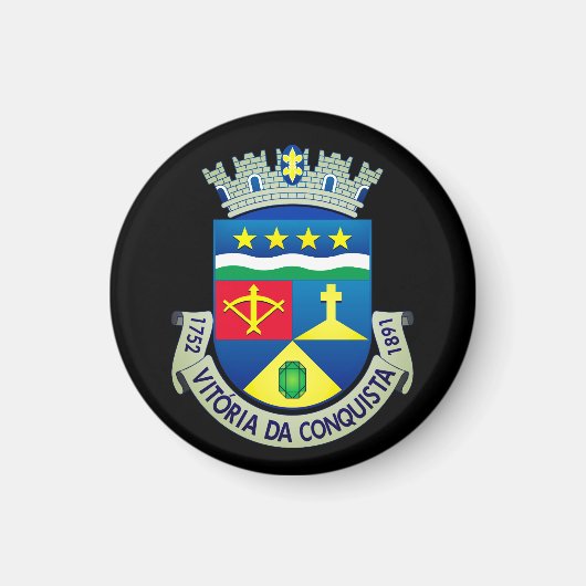 Wappen von Vitória da Conquista (BRASILIEN) Magnet (Vorne)