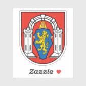 Wappen von Vukovar, Kroatien Aufkleber (Blatt)