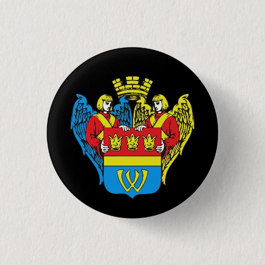 Wappen von Vyborg, Russland Button (Vorderseite)