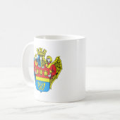 Wappen von Vyborg, Russland Kaffeetasse (Vorderseite Links)