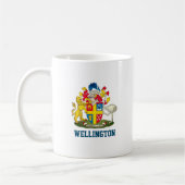 Wappen von Wellington, Neuseeland Kaffeetasse (Links)