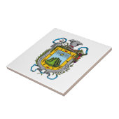 Wappen von Xalapa, Mexiko Keramik Tile Fliese (Seite)