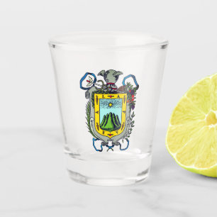 Wappen von Xalapa, Mexiko Schnapsglas