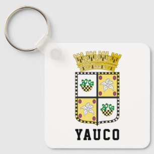 Wappen von Yauco, Puerto Rico Schlüsselanhänger