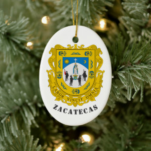 Wappen von Zacatecas, Mexiko Keramik Ornament