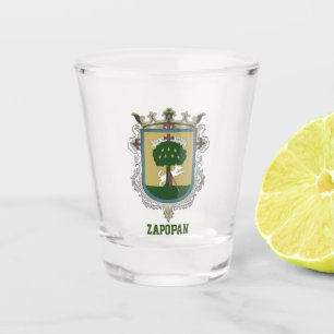 Wappen von Zapopan - Mexiko Schnapsglas