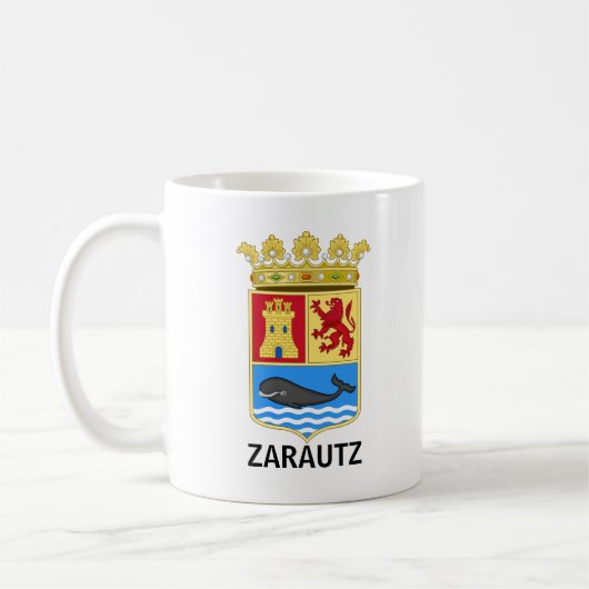Wappen von Zarautz - Gipuzkoa Kaffeetasse (Links)