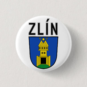 Wappen von Zlín, Tschechische Republik Button