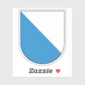 Wappen von Zürich (Zürich), Schweiz Aufkleber (Blatt)