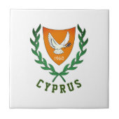 Wappen von ZYPERN Fliese (Vorderseite)