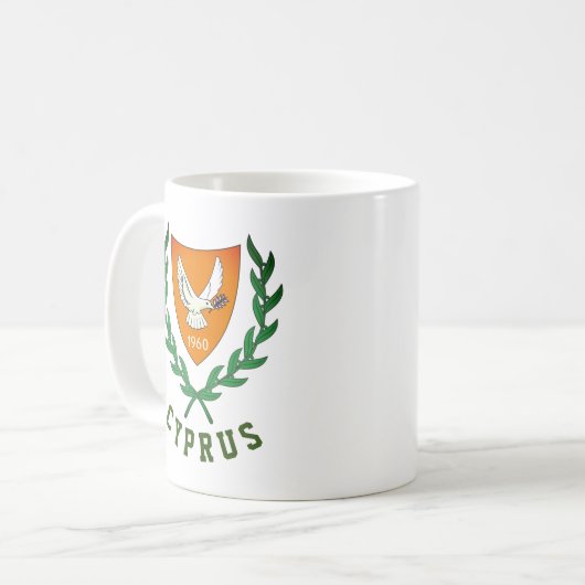Wappen von ZYPERN Kaffeetasse (Vorderseite Links)