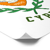 Wappen von ZYPERN Poster (Ecke)