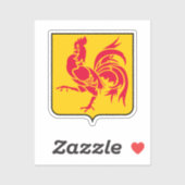 Wappen Walloniens Aufkleber (Blatt)