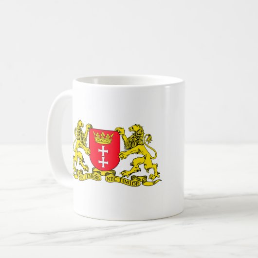 Wappen-Wappen Kaffeetasse (Vorderseite Links)