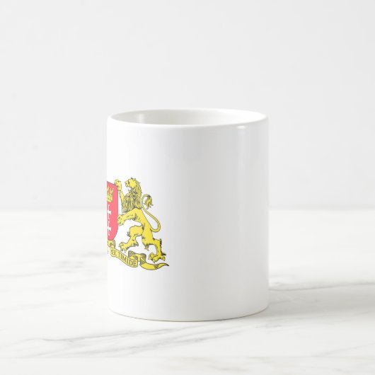 Wappen-Wappen Kaffeetasse (Mittel)