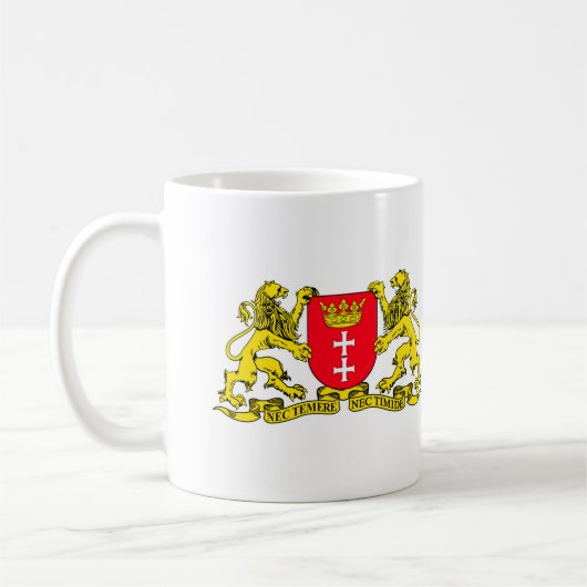 Wappen-Wappen Kaffeetasse (Links)