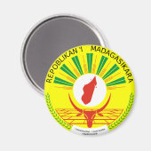 Wappen-Wappen Magnet (Vorderseite/Rückseite)