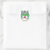 Wappen-Wappen Runder Aufkleber (Tasche)
