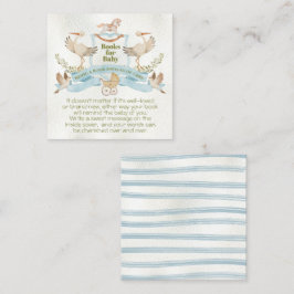 Wappen Wasserfarbenbücher für Kinder Quadratische Visitenkarte