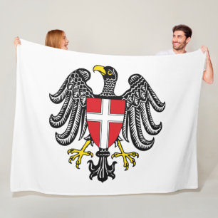Wappen Wiens (Österreich) Fleecedecke
