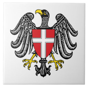 Wappen Wiens (Österreich) Fliese
