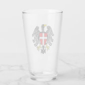 Wappen Wiens (Österreich) Glas (Rückseite)