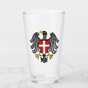 Wappen Wiens (Österreich) Glas