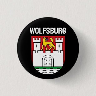 Wappen Wolfsburg, Deutschland Button